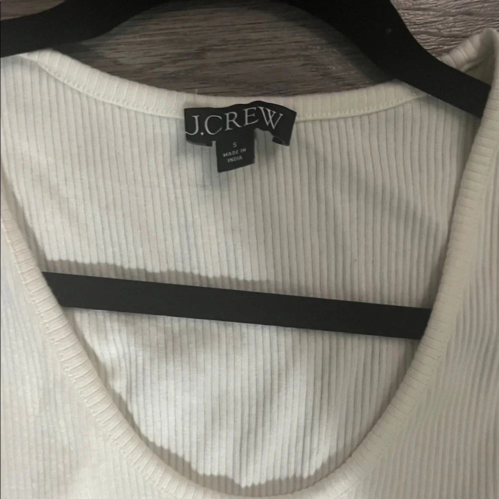 J.Crew Gathered-waist mixy dress in ivory